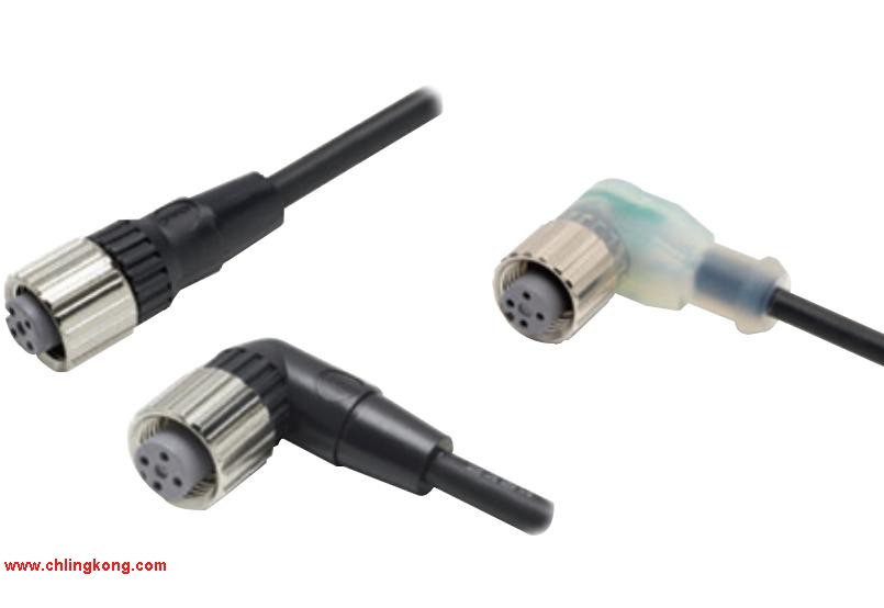 M12 经济型产品 电缆类型XS2F-M12PUR3A5MPLED